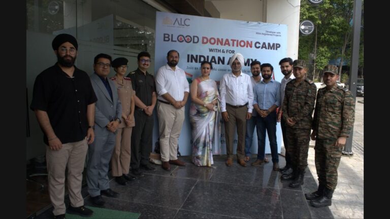 ALC Group Organises Blood Donation Camp for the Indian Army; Rallies 100 Donors